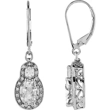 Designer Stud Earrings 2 ct – main view