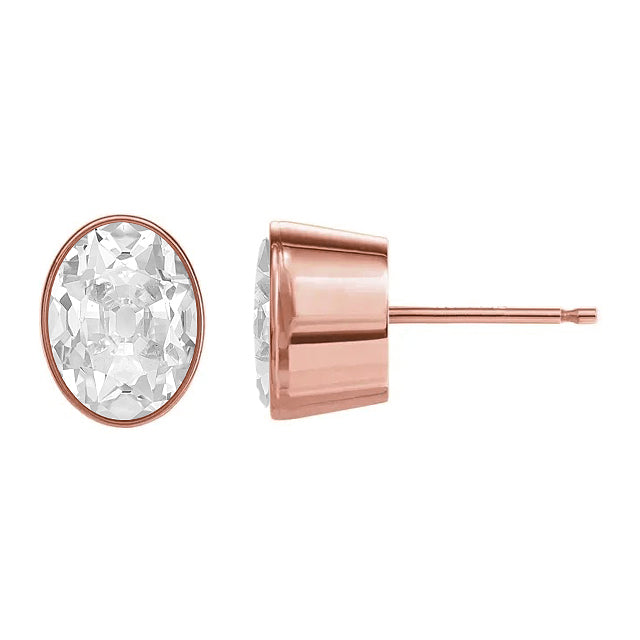 Earth-Mined Brilliant Diamond Drop Earrings – front view