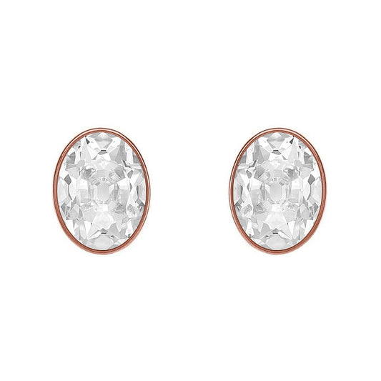 Drop Earrings 14K Rose Gold with Brilliant Diamond – main view