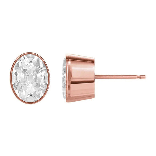 Earth-Mined Brilliant Diamond Drop Earrings – front view