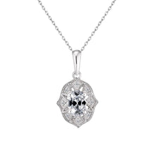 Drop Pendant 14K White Gold with Fine Diamond – main view