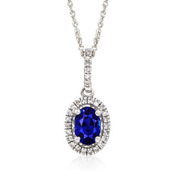 Timeless 2-ct Blue Sapphire Gemstone Pendant