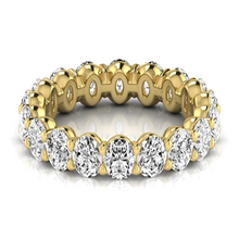 Eternity Band 14 Karat Yellow Gold with Diamond – front view