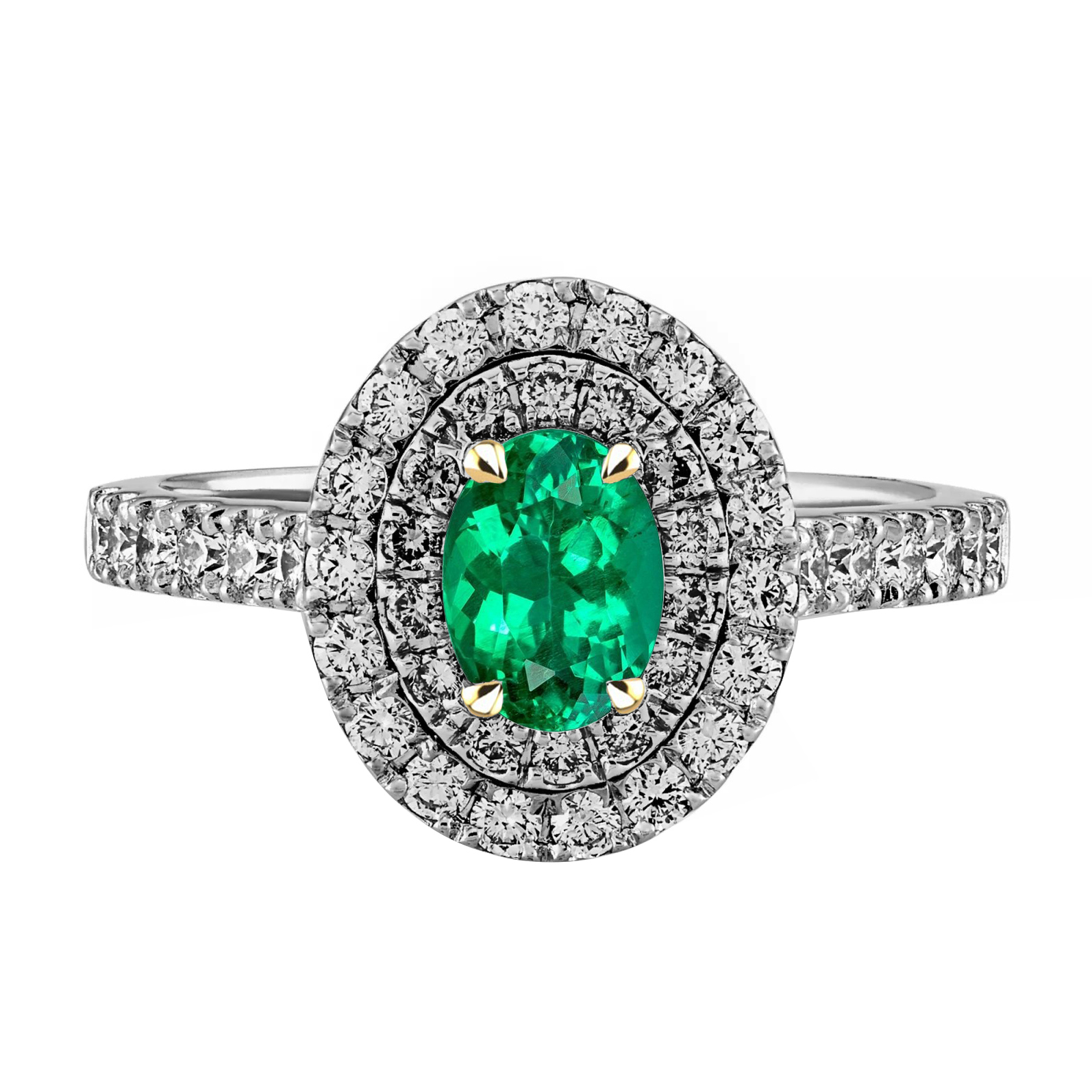 Sophisticated Gemstone Ring 2 ct – main view