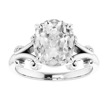 Real Fine Diamond Solitaire Ring – main view