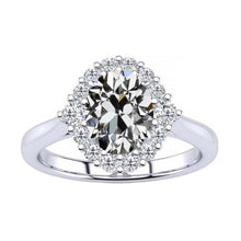 Genuine Brilliant Diamond Halo Setting Ring – main view