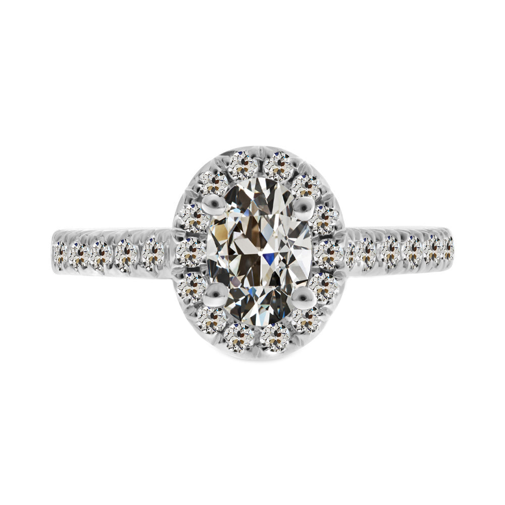 Premium Halo Ring 2.50 ct – main view