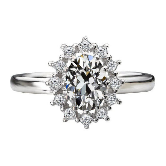 Artisan Halo Setting Ring 3 ct – main view