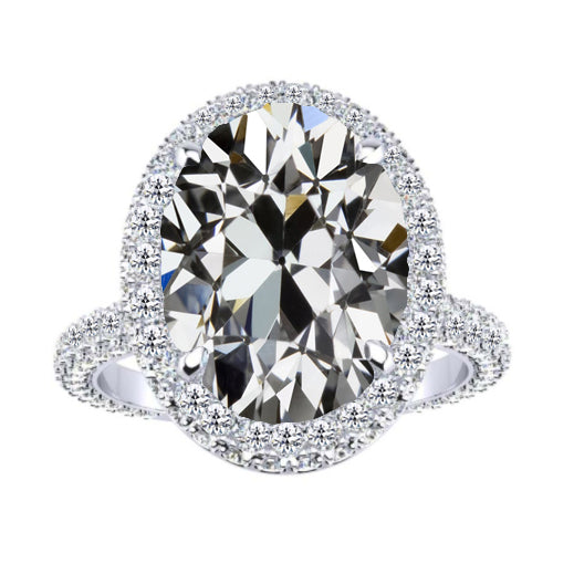 Authentic Brilliant Diamond Halo Ring – main view