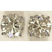 Oversized Large Womens Genuine Diamond Studs