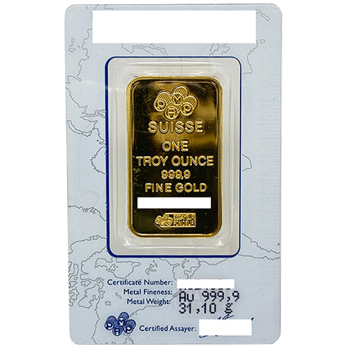Gemstone Gold Bullion -ct Gold – front view
