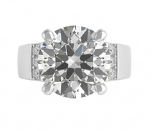 Pavé Diamond Mens Ring 2 ct – 10K White Gold