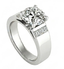Pavé Diamond Mens Ring 2 ct – 10K White Gold