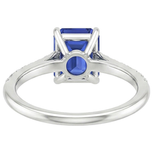 natural emerald sapphire 3.50ct ring side angle