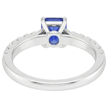 natural emerald sapphire 4.25ct ring side angle