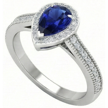 Custom Gemstone Ring 1 ct – side view