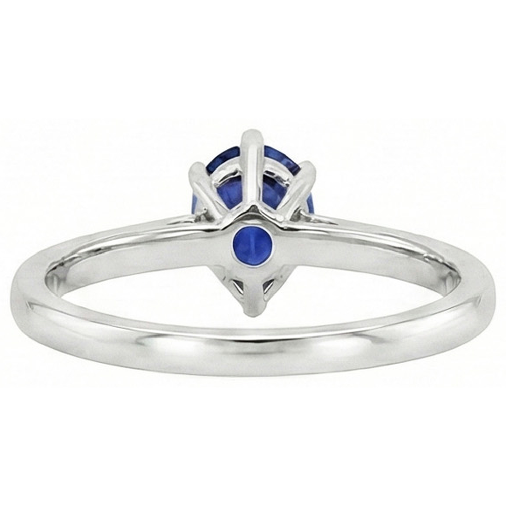 Pear Blue Sapphire Solitaire Engagement Ring 1 Carat Gemstone Jewellery
