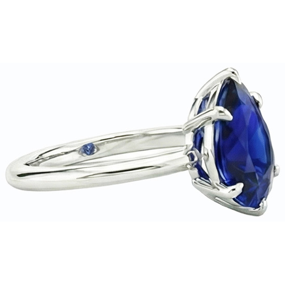 Pear Cut September Birthstone Ring