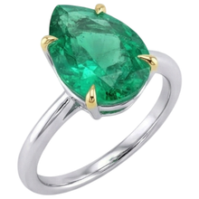 Sophisticated Precious Stone Ring 3 ct – angle view