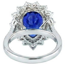 Pear Sapphire Gold Cocktail Ring