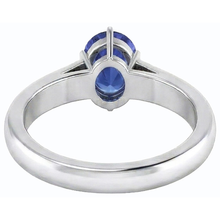 Pear Solitaire Natural Blue Sapphire Ring 1.50 Carats