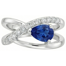 natural round sapphire 2.65ct ring side angle