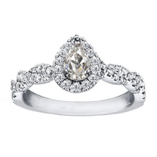 Refined Brilliant Diamond Halo Setting Ring 1.50 ct – main view