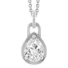 Pendant Necklace 14K White Gold with Diamond – main view