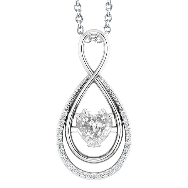 Fine Diamond Pendant 1.50-ct 14 Karat White Gold – main view
