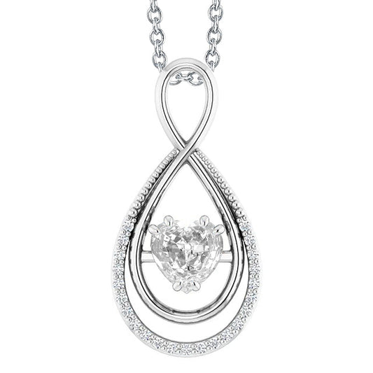Fine Diamond Pendant 1.50-ct 14 Karat White Gold – main view