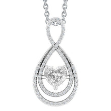 Bespoke Brilliant Diamond Drop Pendant 1.50 ct – main view