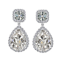 Brilliant Diamond Earrings 1.50-ct 14K White Gold – main view