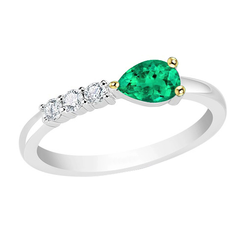 Luxury Colored Stone Ring 1 ct – main view