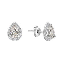 Fine Diamond Stud Earrings 3-ct 14K White Gold – main view