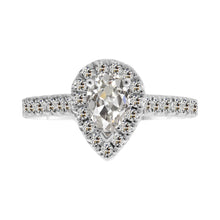 Handmade Halo Engagement Ring 3.50 ct – main view