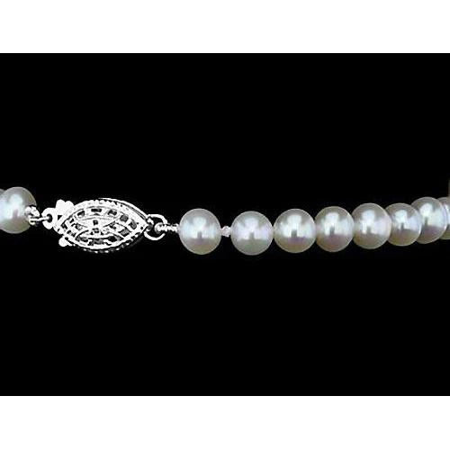 Pearl Natural Diamond Bracelet Women 5 Mm Jewelry New