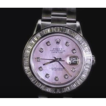 Diamond Dial Datejust Rolex 