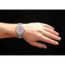 Pink Diamond Dial Rolex Datejust Watch Oyster Perpetual Bezel Diamond QUICK SET