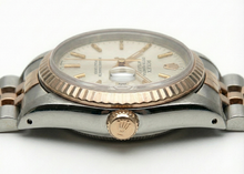Pink Gold Jubilee Bracelet White Stick watch Rolex Date Just