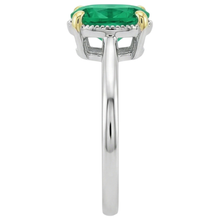 Custom Colored Stone Ring 3.50 ct – profile view