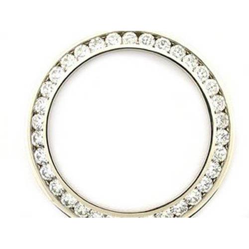 President Watch 4.5 Ct Or Genuine Custom Diamond Bezel To Fit Rolex Datejust 36 mm