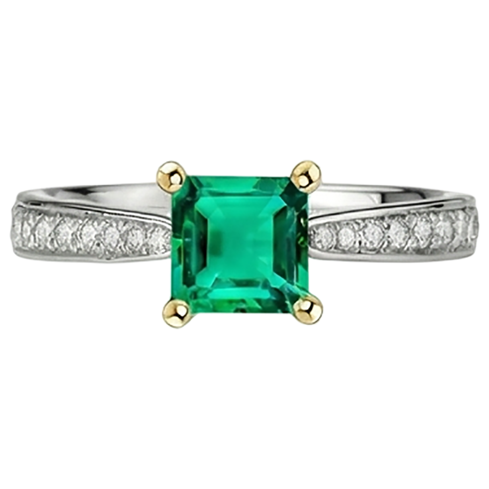 Artisan Precious Stone Ring 3 ct – angle view