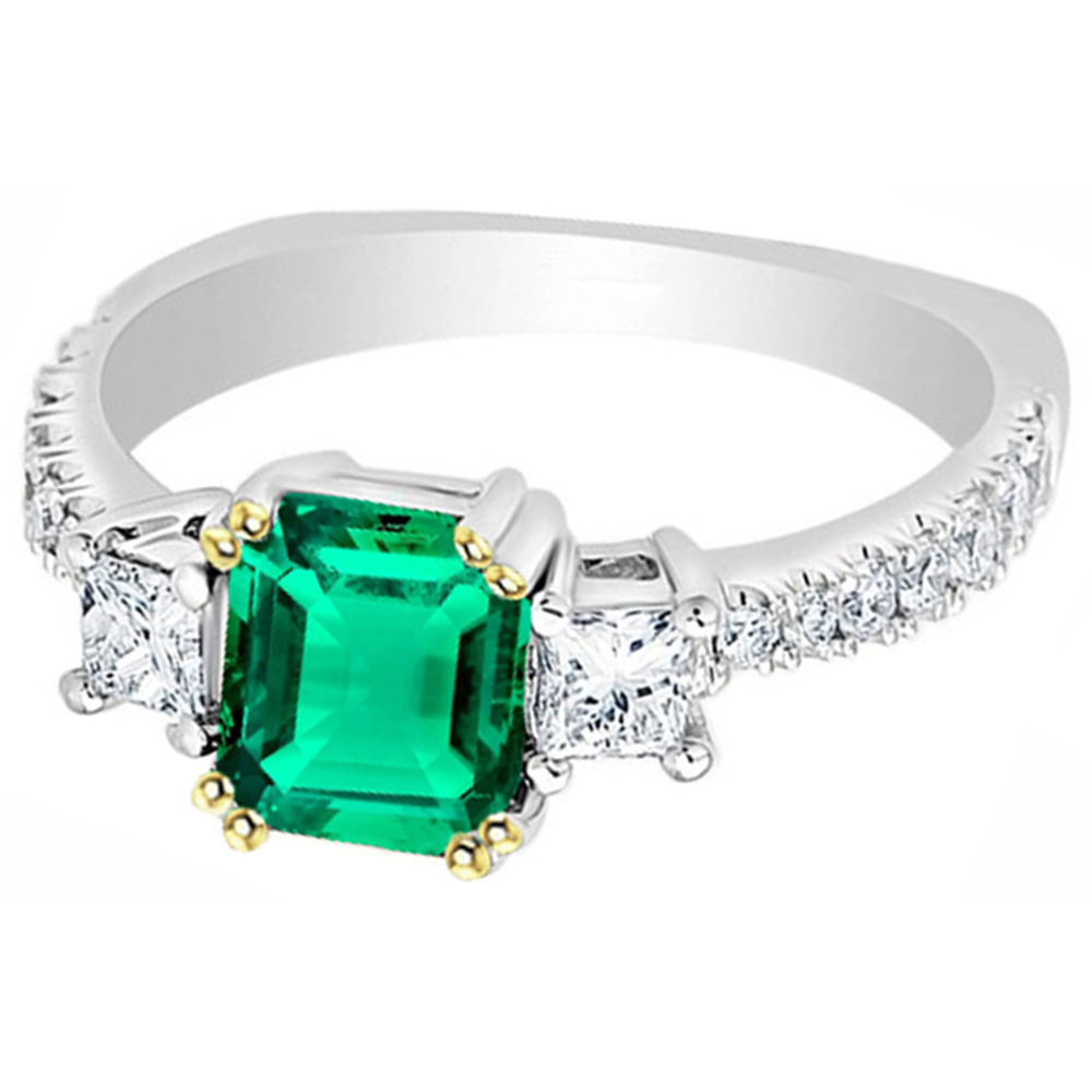 Timeless Gemstone Ring 2 ct – side view
