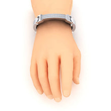 Princess Diamond Large Men's Gold Bracelet Heavy 6 mm Thick Genuine 16 Carats