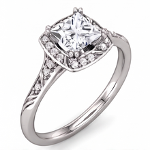 Princess Real Natural Earth Mined DIAMOND ( NOT LAB GROWN ) Engagement Anniversary Ring 1.73 Carat White Gold 14K