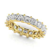 Eternity Band 14K Yellow Gold with Fine Diamond – side view