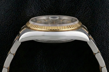 Quick Set Rolex Watch Oyster Band No Holes Datejust Rolex Two Tone QUICK SET