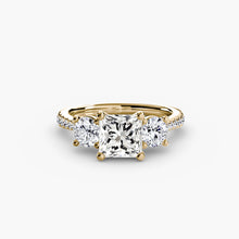 Setting Gold with Gemstone – side view