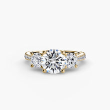 Gemstone Setting -ct Gold – front view