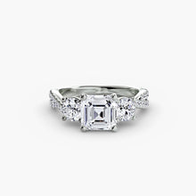 Custom Diamond Setting 0.77 ct – alternate view